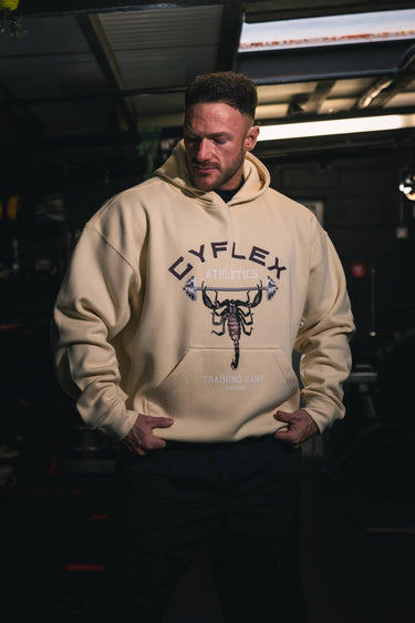 Cyflex Athletics Gym Hoodie Beige